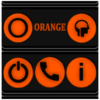 Orange and Black Icon Pack Free icon