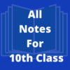 All Subjects Notes Class 10 icon