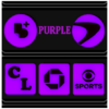 Purple and Black Icon Pack Free icon