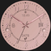 Rose gold elegant watch face icon