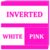 Inverted White and Pink Icon Pack Free icon