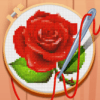 Cross-Stitch: Coloring Book icon