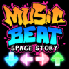 Music beat battle: Space story icon