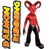 Daemon running 3D free icon