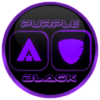 Flat Black and Purple Icon Pack Free icon