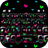 Shiny Neon Hearts Theme icon