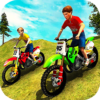 Kids Downhill Mountain Motorbike Riding icon