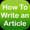 How To Write an Article icon