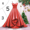 Gown Color by Number Book icon