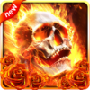 Fire Skull Live Wallpaper icon