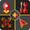 Smart Tools: GPS Tools , Compass QR code Scanner icon