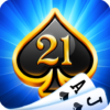 Blackjack 21: casino card game icon