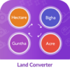 Hectare, Acre , Bigha , Guntha Converter icon