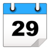 monthly calendar app icon