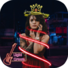 Light Crown Neon Photo Editor icon