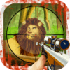 Sniper Lion hunting icon