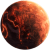 3D Flame doom planet live wallpaper icon