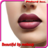 Beautiful lipstick makeup icon