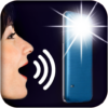 Speak to Torch Light Clap to flash light icon