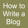 How to Write a Blog icon