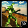 Real army robot training icon