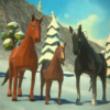 Winter Horse Simulator 3D Online Sim For Kids icon