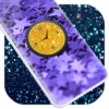 Glitter Clock Live Wallpaper icon