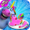 Mr. Fat Unicorn Cooking Smart Unicorn Cake! icon