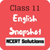 Class 11 English Snapshot NCERT Solutions icon