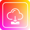 inst fast download photos and videos icon