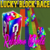 Rainbow World Lucky Block Race Map for MCPE icon