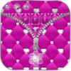 Pink Sparkle Zipper Girly Diamond Keyboard icon