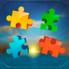 Puzzles for adults sunset icon