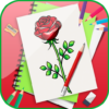 Learn To Draw Beautiful Flowers Step by Step icon