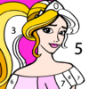 Princess Coloring by Number icon