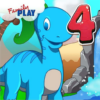 Dino 4th Grade Learning Games icon