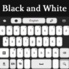 Keyboard Black and White icon