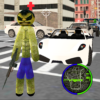 Green Monster Stickman Rope Hero Gangstar Crime icon