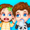 Cute twins care madness icon