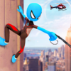 Stickman Ice Hero Crime City Rope Hero icon