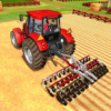 Tractor Trolley Cargo Transport 3D icon