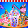 Icy Summer Food Making Game icon