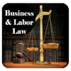 Business and labor law. icon