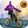 Superheroes Happy Bike Race Two Extreme Wheels icon