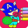 Hero Super Coloring book icon