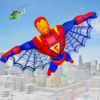 Flying Hero Superhero Games icon