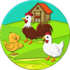 Animal families and homes icon