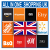 All in One Shopping UK Hotels Flights Booking icon