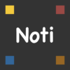 Noti: notes as notification icon