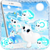 Cute Blue Aquarium Sea Seals Theme icon